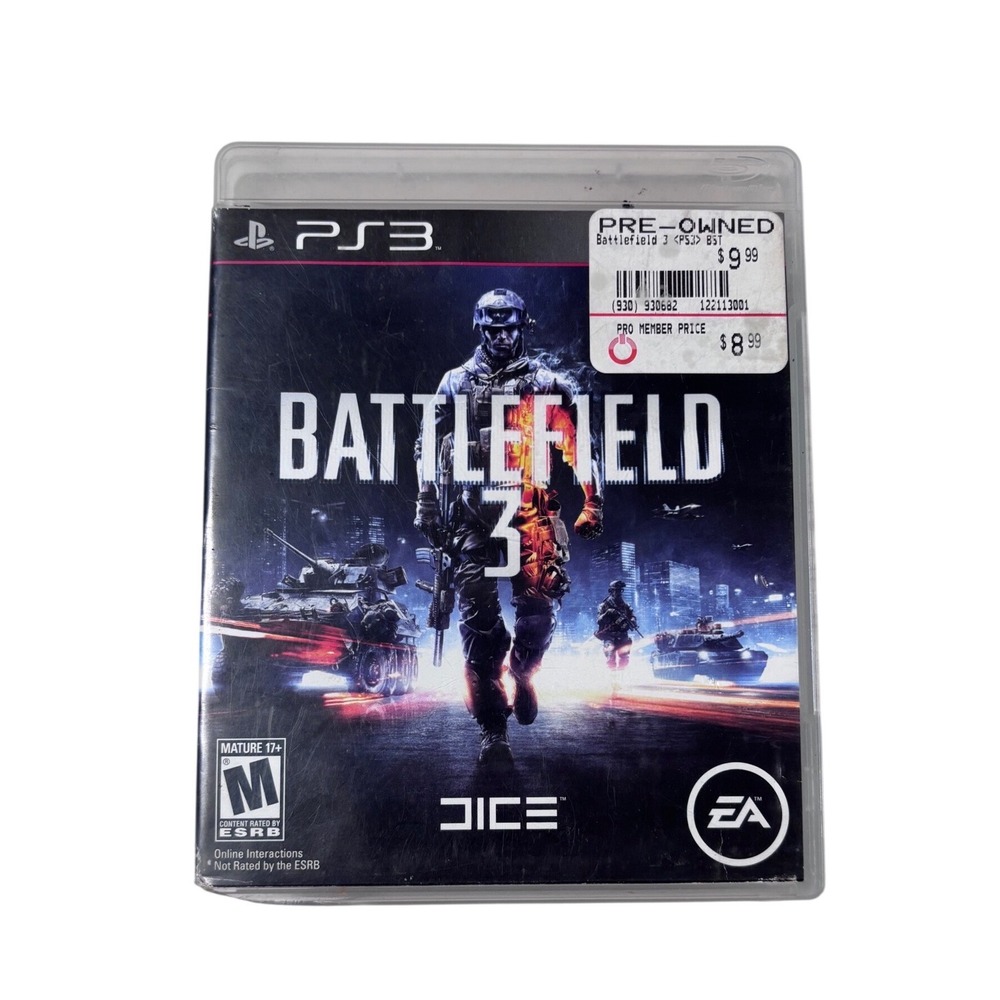 Battlefield 3 Sony PlayStation 3 PS3 Game EA DICE FPS Modern Warfare 2011